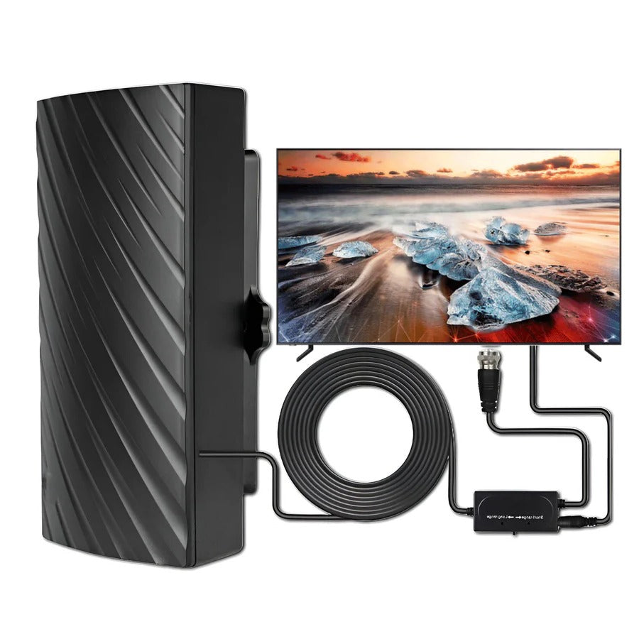 HD TV Antenna with 460 Mile Range and Signal Amplifier, Indoor Outdoor