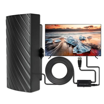 HD TV Antenna with 460 Mile Range and Signal Amplifier, Indoor Outdoor