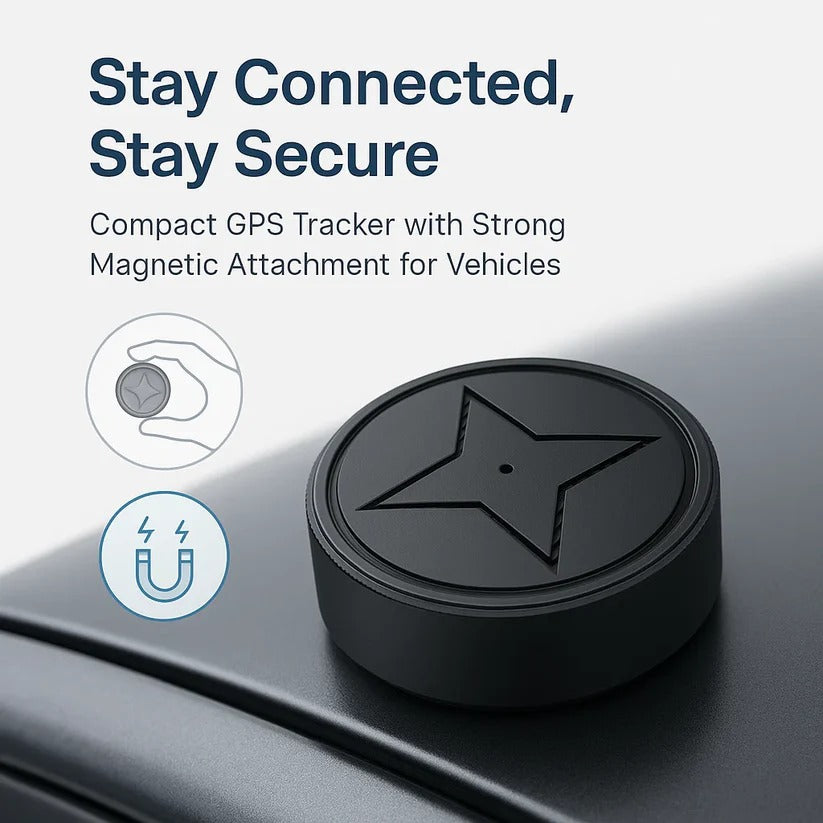 4G GPS Tracker with Magnetic Base and 30-Day Battery, IP67 Water Resistant