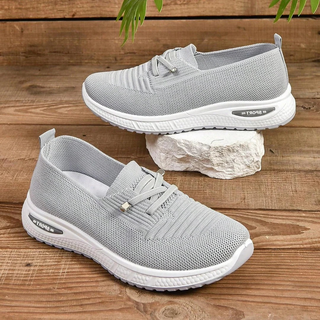 Women's Slip-On Walking Sneakers with Wide Toe Box