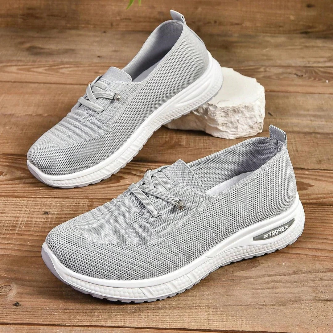 Women's Slip-On Walking Sneakers with Wide Toe Box