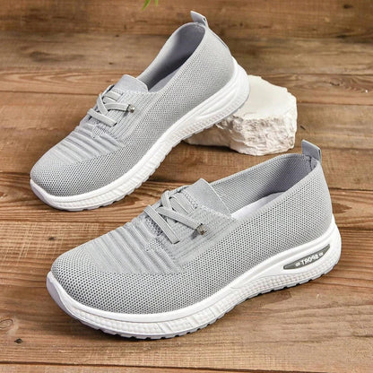Women's Slip-On Walking Sneakers with Wide Toe Box