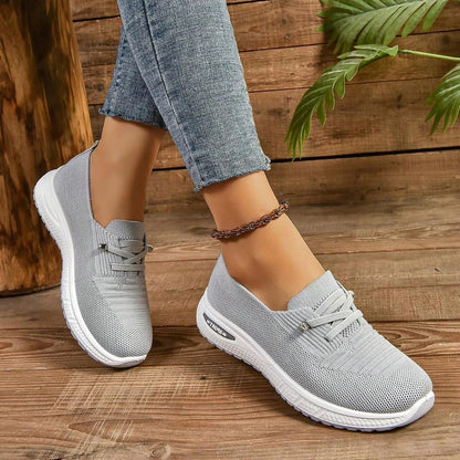 Women's Slip-On Walking Sneakers with Wide Toe Box