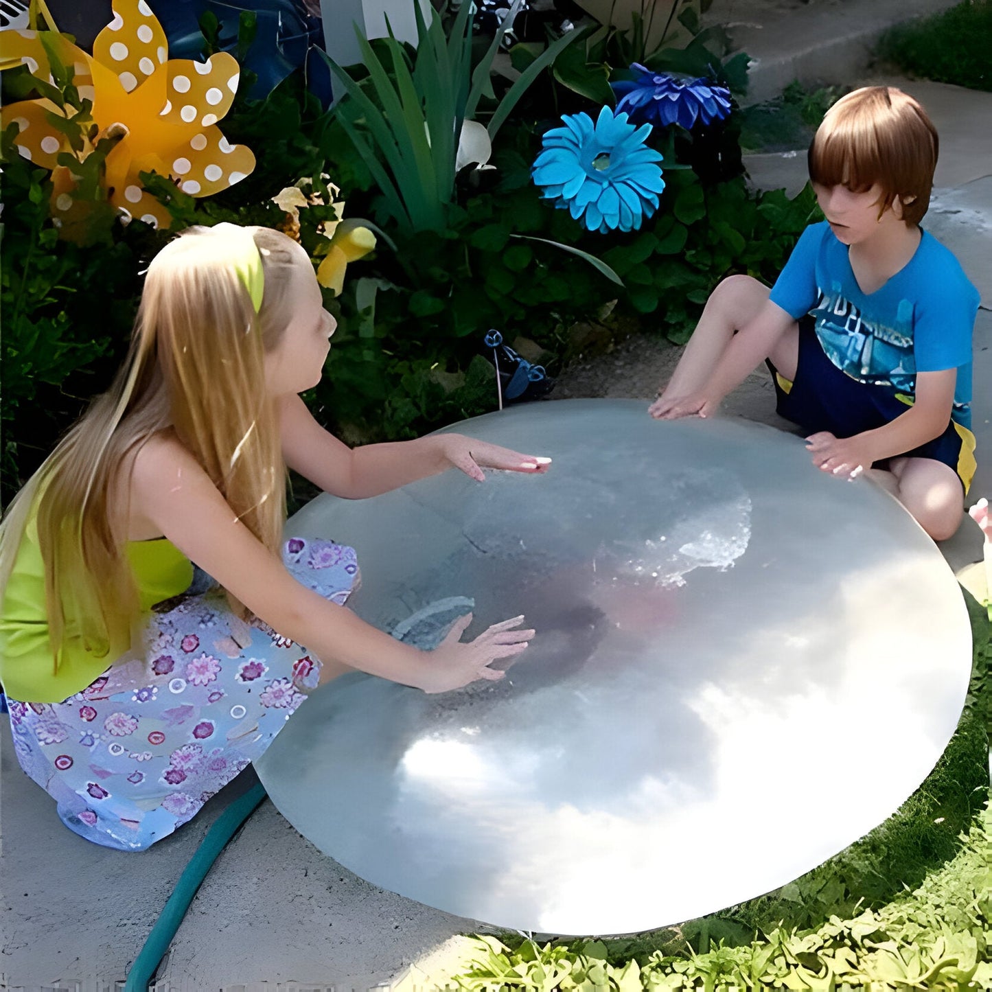Stretchy Inflatable Bubble Ball with Burst Resistant Material for Indoor and Outdoor Play