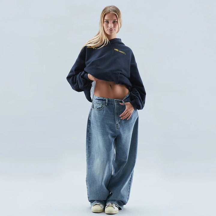 Oversized Hoodie For Everyday Wear With Cozy Fleece Lining