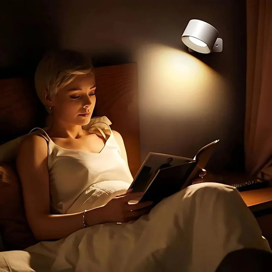 Adhesive Wall Lamp with 360° Rotation and Adjustable Color Temperature