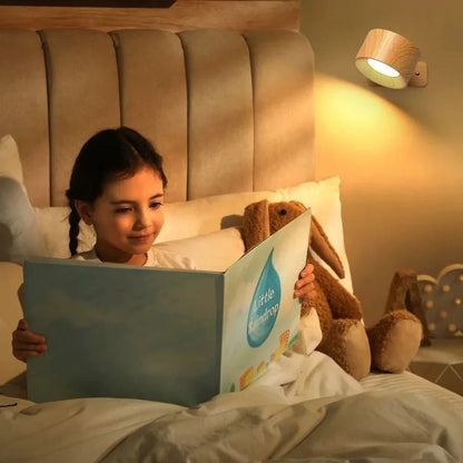 Adhesive Wall Lamp with 360° Rotation and Adjustable Color Temperature