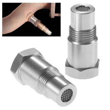 Oxygen Sensor Adapter with Integrated Mini Catalytic Element and Mesh Filter, M18 × 1.5