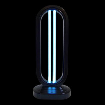 UV Light Bulb with Remote Timer Control and Portable Base for Indoor Surfaces