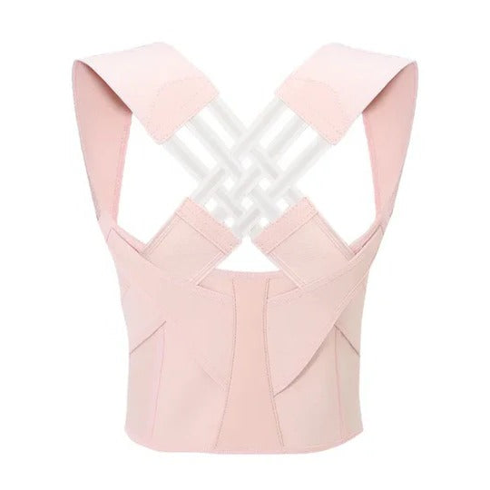 Shoulder and Back Posture Brace with Adjustable Straps and Hidden Profile