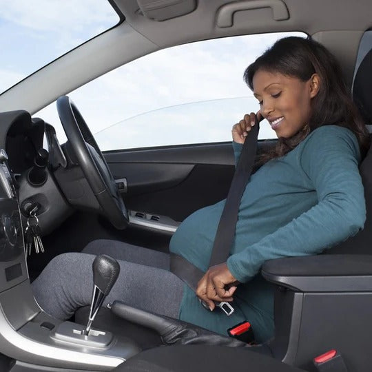 Seat Belt Clip Extender with Direct Insert Design and Rigid Material
