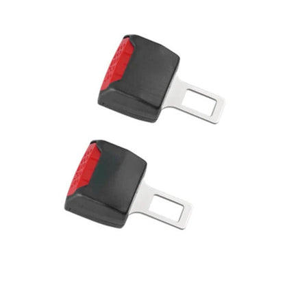 Seat Belt Clip Extender with Direct Insert Design and Rigid Material