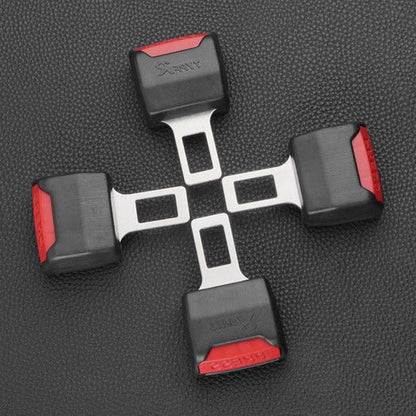 Seat Belt Clip Extender with Direct Insert Design and Rigid Material
