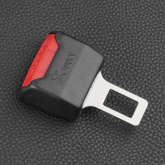 Seat Belt Clip Extender with Direct Insert Design and Rigid Material