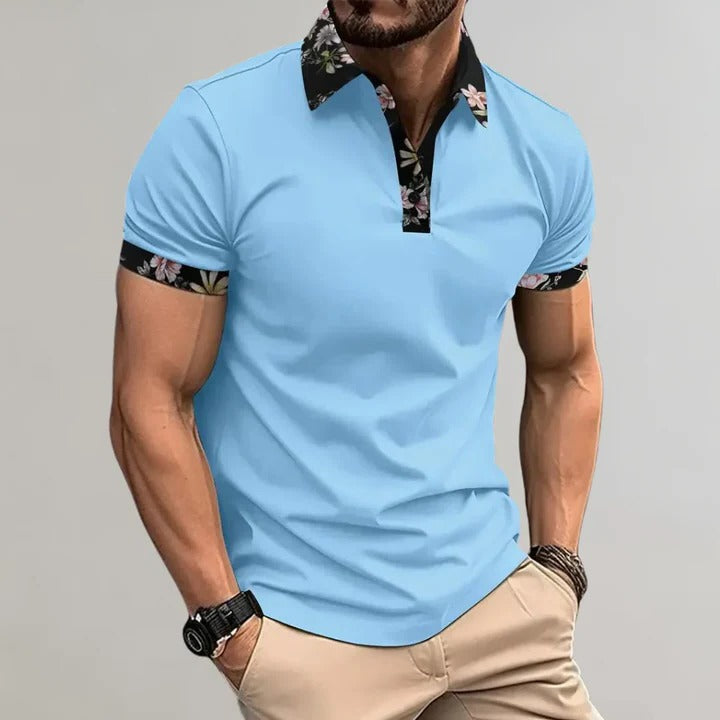 Polo Shirt For Men Short Sleeve Cotton Breathable Classic Casual Fit
