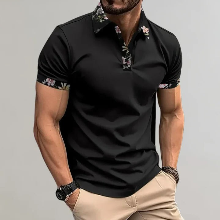 Polo Shirt For Men Short Sleeve Cotton Breathable Classic Casual Fit