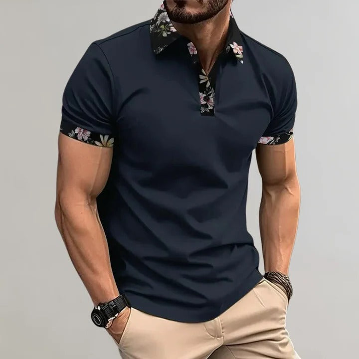 Polo Shirt For Men Short Sleeve Cotton Breathable Classic Casual Fit
