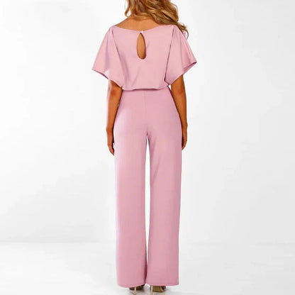 Women's Jumpsuit with Stretchy Waist and Full Body Coverage, 7 Colors