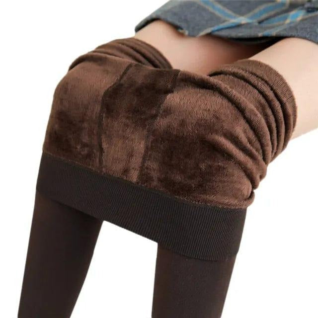 Leggings Fleece-Lined High-Waist Thermal Winter Pants For Women
