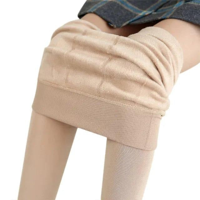 Leggings Fleece-Lined High-Waist Thermal Winter Pants For Women