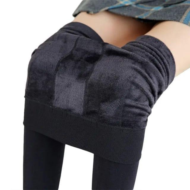 Leggings Fleece-Lined High-Waist Thermal Winter Pants For Women