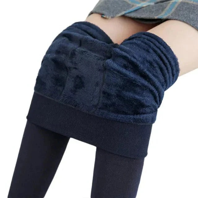 Leggings Fleece-Lined High-Waist Thermal Winter Pants For Women