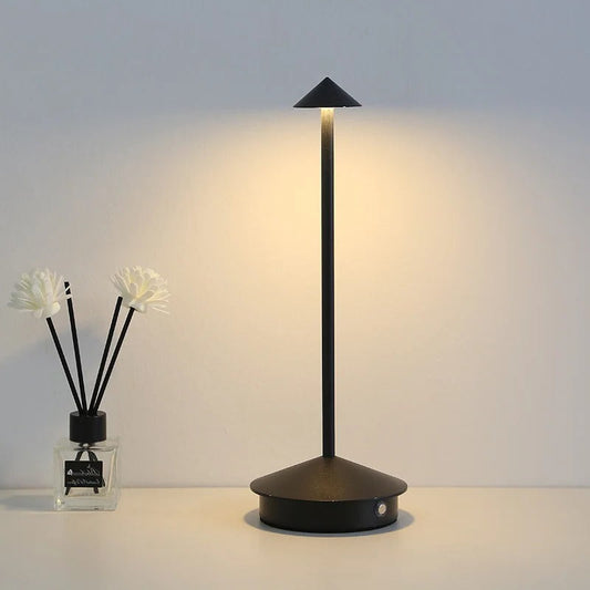 Rechargeable LED Table Lamp with Touch Control and Three Color Temperatures