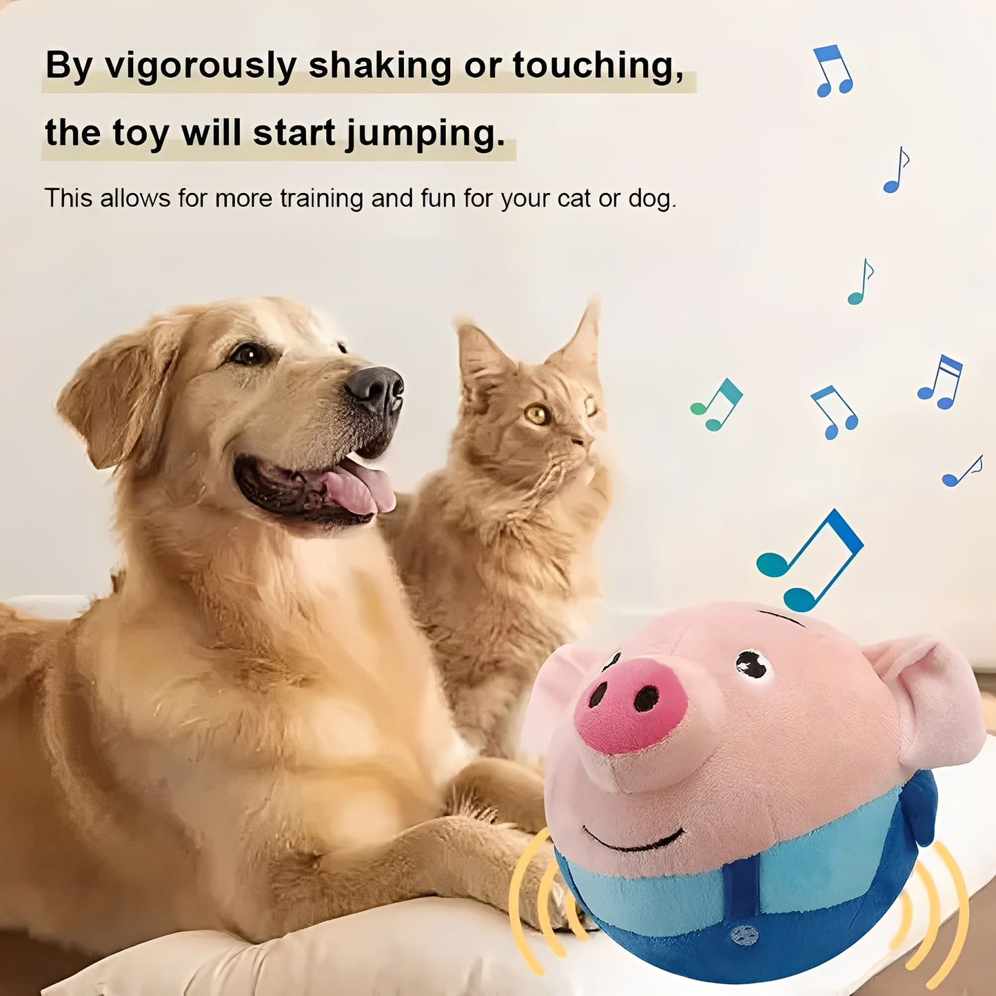 Interactive Dog Toy Ball with Remote Control and Sound Activation