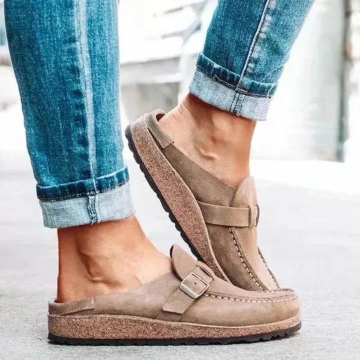 Buckle Strap Sandals with Adjustable Fit for Women