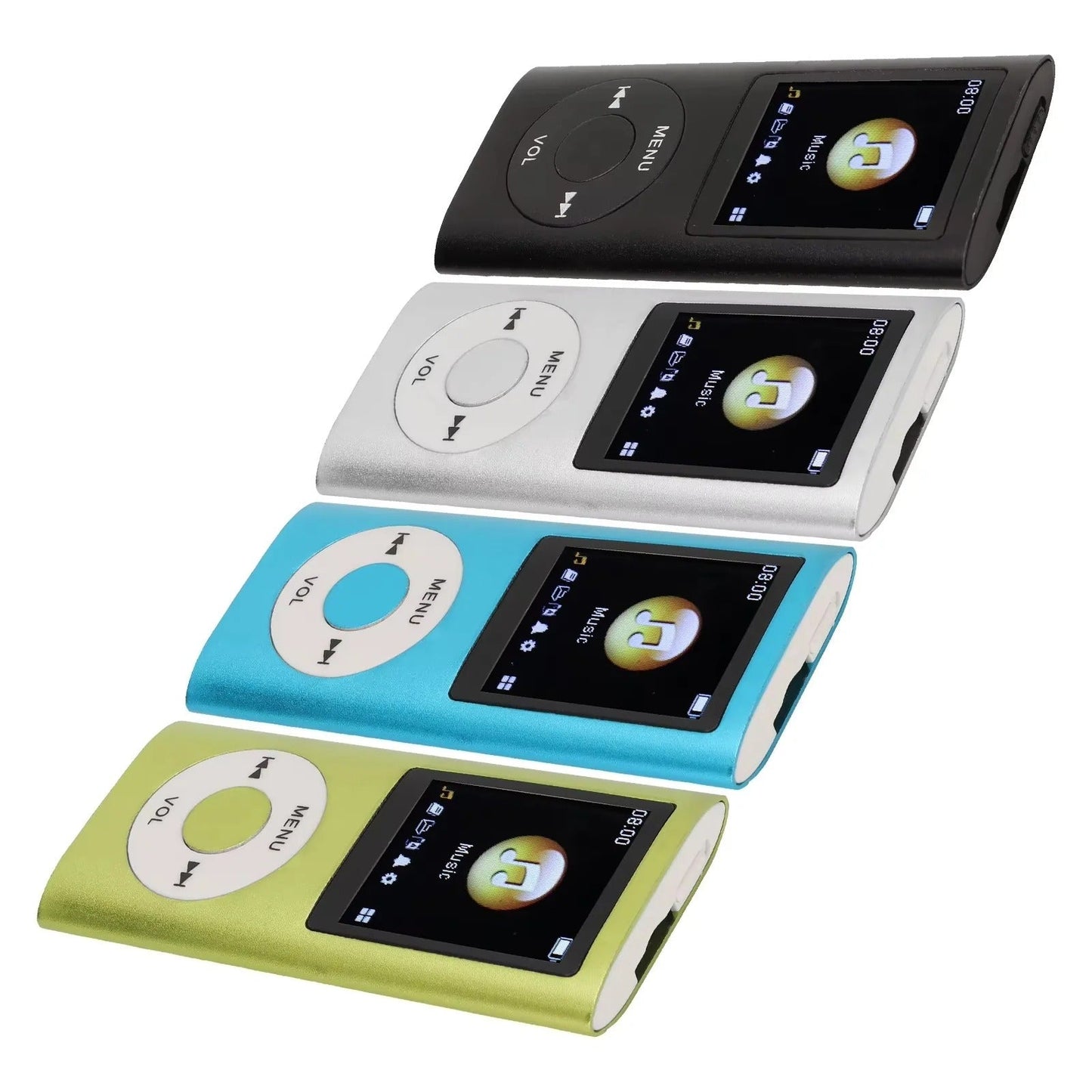 Portable MP3 Player with Lossless Audio and 1.8 Inch LCD Screen, Extended Battery Life