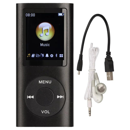 Portable MP3 Player with Lossless Audio and 1.8 Inch LCD Screen, Extended Battery Life