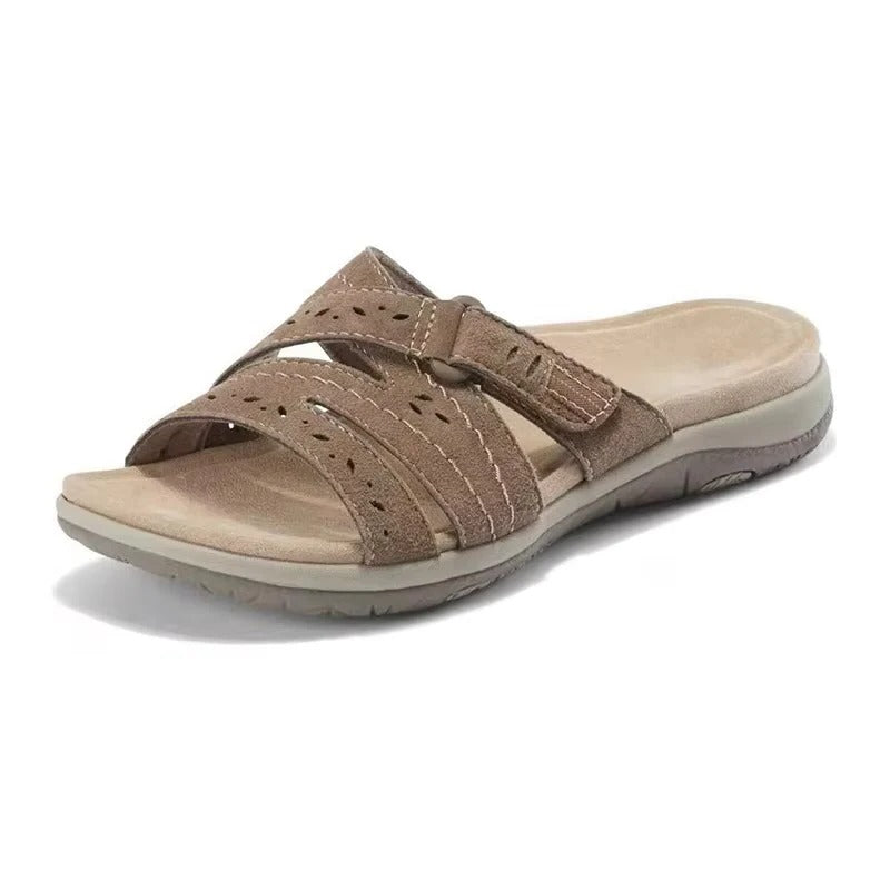 Women's Sandals with Hollow-Out Upper and Cushioned Footbed for Summer Walking