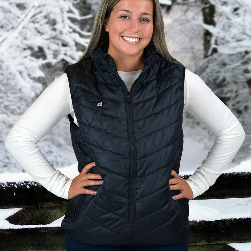 Heated Jacket With Breathable Mesh Lining And 3 Heat Levels