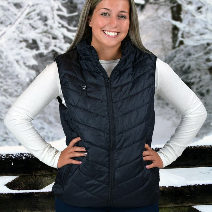 Heated Jacket With Breathable Mesh Lining And 3 Heat Levels