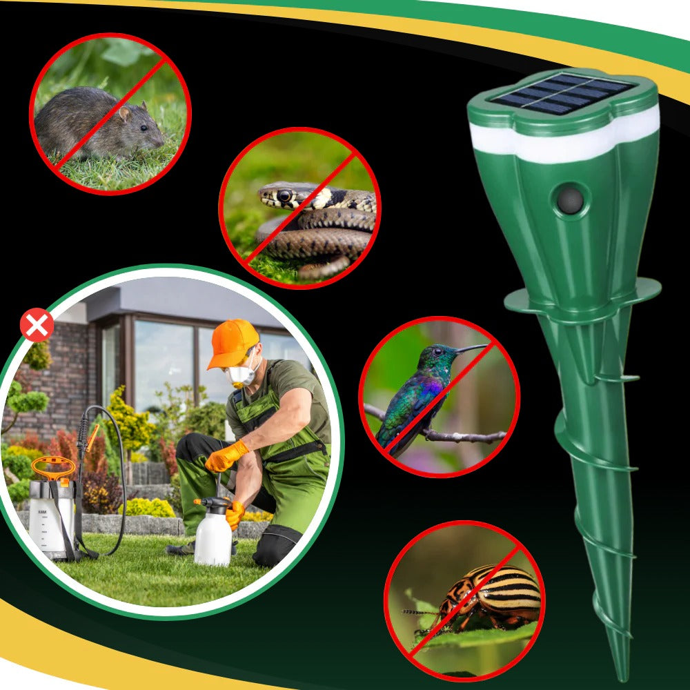 Outdoor Solar Pest Repellent Stake