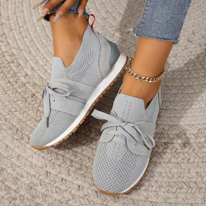 Ergonomic Walking Shoes with Gel Sole Padding and Arch Support, Air-Permeable Mesh