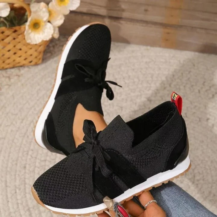 Ergonomic Walking Shoes with Gel Sole Padding and Arch Support, Air-Permeable Mesh