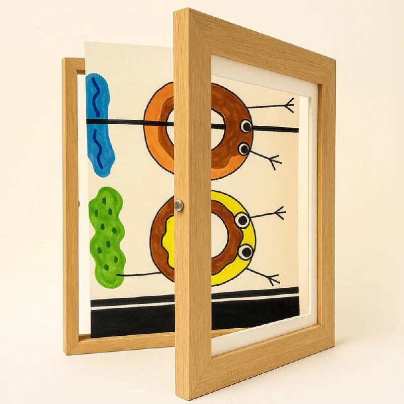Magnetic A4 Display Frame with Storage for 150 Pages