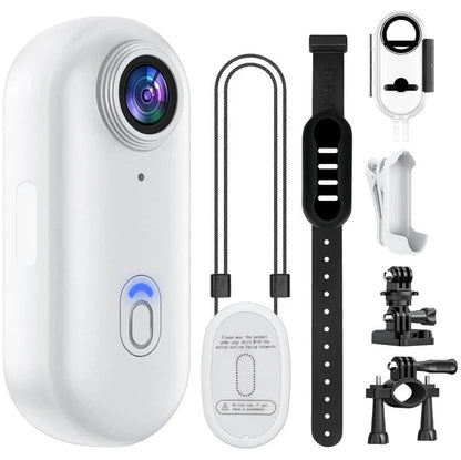 4K Action Camera with Wide Angle Lens and 128GB Storage, Mountable Design