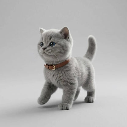 Interactive Robot Kitten with Walking Motion and Sound Sensors for Kids Ages 3+