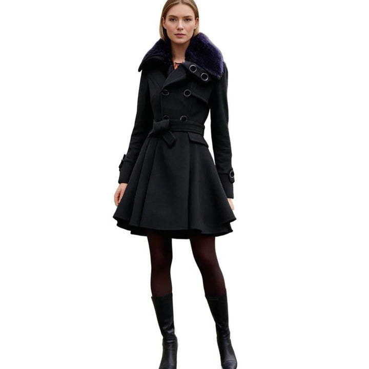 Long Winter Coat For Women With Warm Insulated Lining And Hood