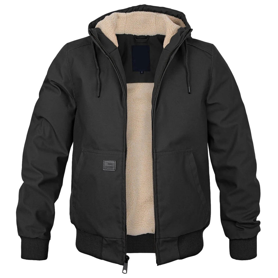 Winter Coat For Men With Insulated Quilted Lining And Hood