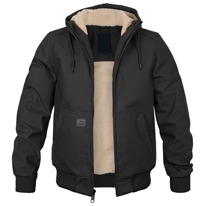 Winter Coat For Men With Insulated Quilted Lining And Hood