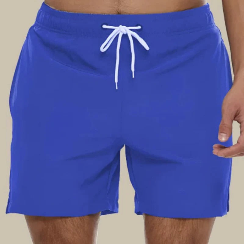 Above Knee Swim Shorts with Mesh Lining