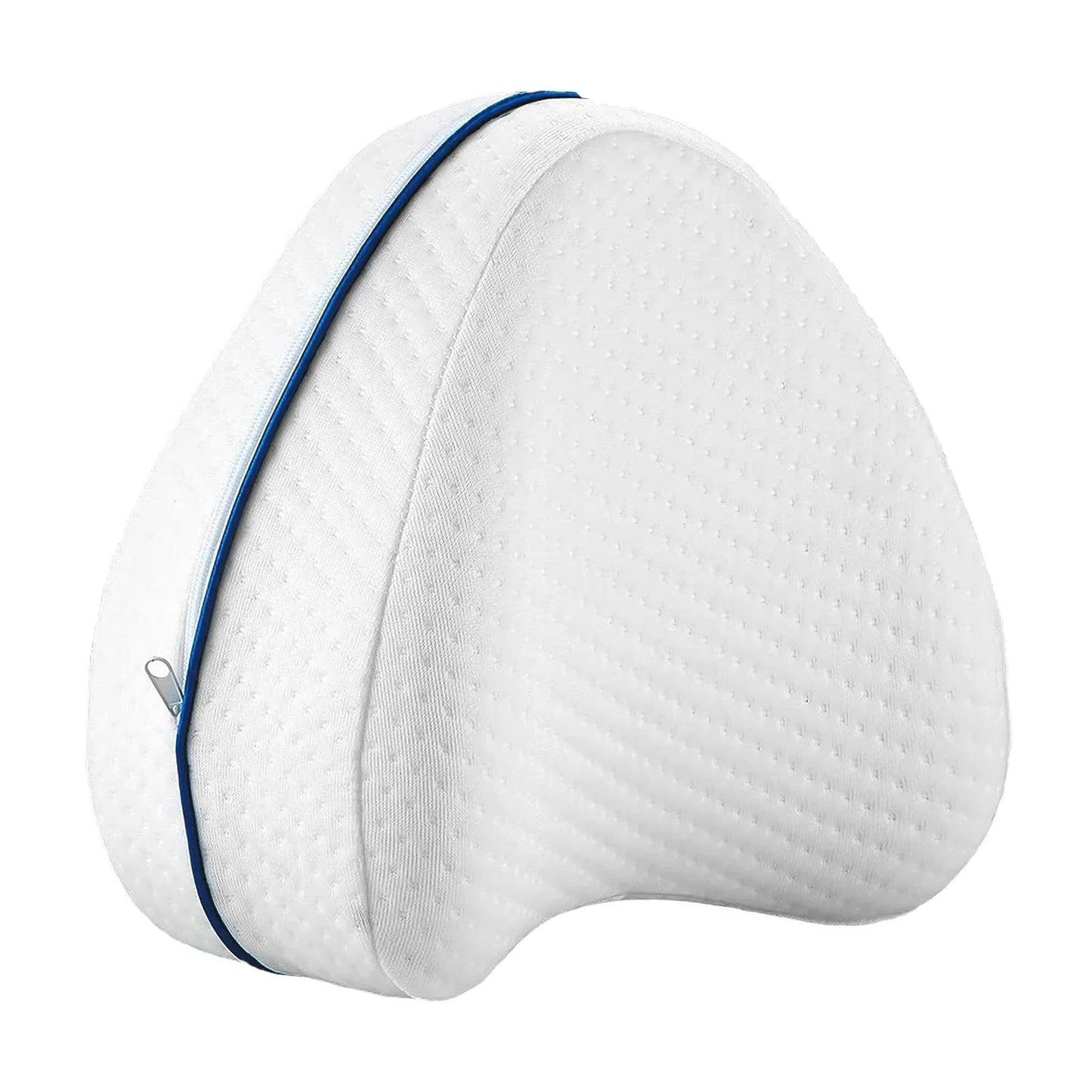Leg Pillow Covers with Zipper Closure, 2-Pack White