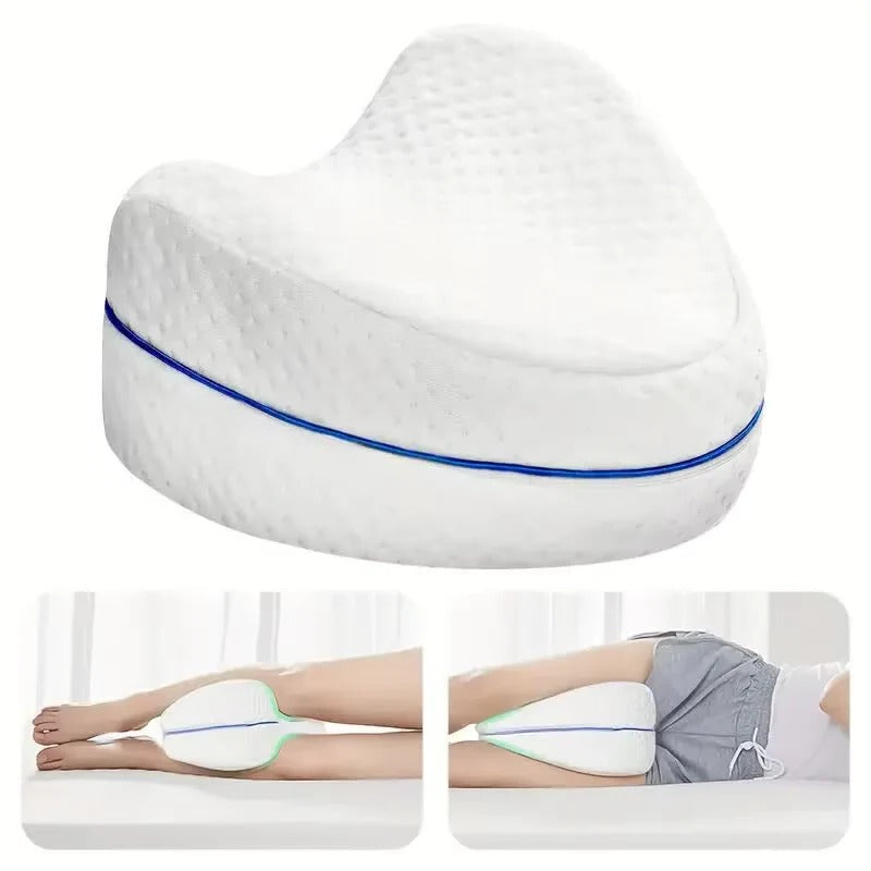 Leg Pillow Covers with Zipper Closure, 2-Pack White