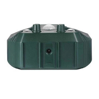 Solar Ultrasonic Animal Repellent with Motion Sensor and Light, 26 Ft Range