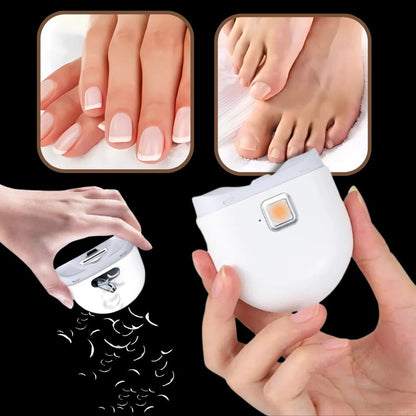 Electric Nail Grinder with Built-in Light and Dual Speed Settings