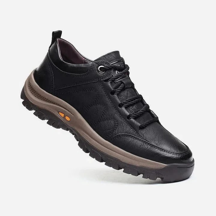 Men's Slip-On Shoes with Arch Support and Padded Interior, Hand-Stitched