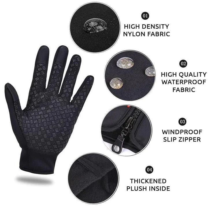 Thermal Gloves For Cycling, Skiing And Hiking — Unisex